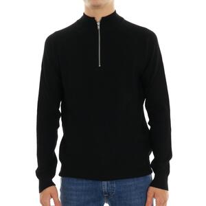MAGLIA ZIP NERO